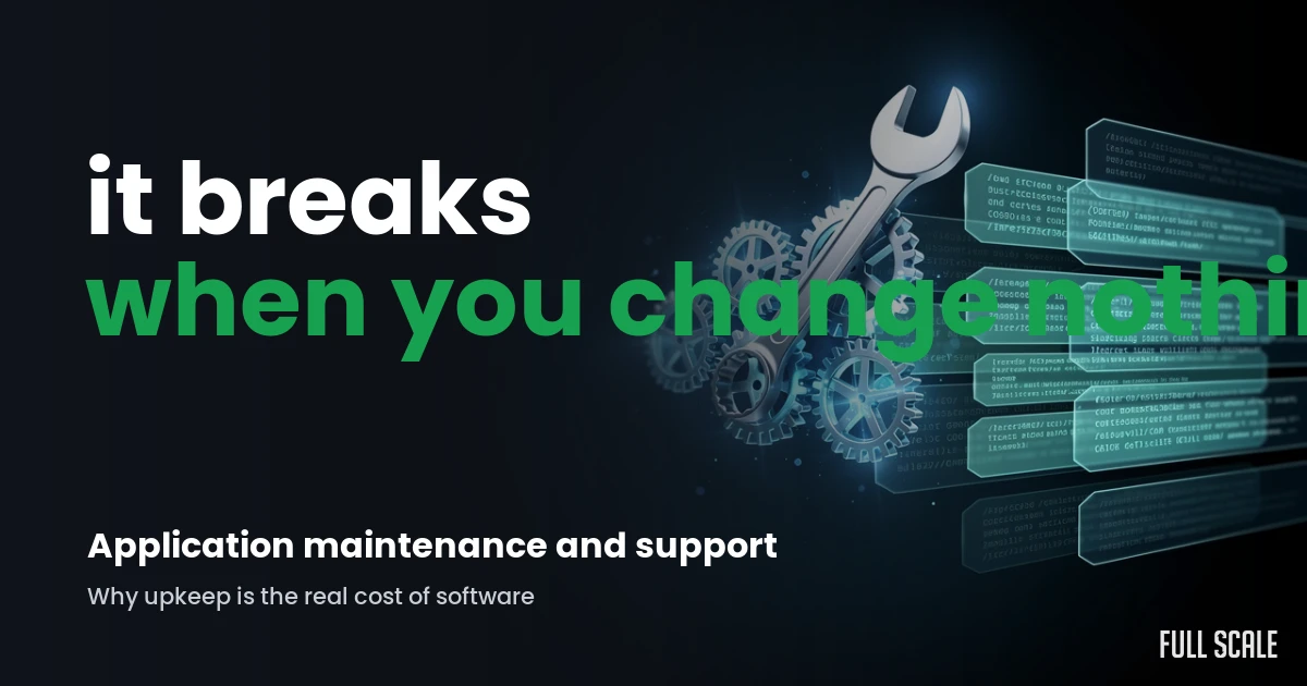 application-maintenance-and-support hero, Full Scale