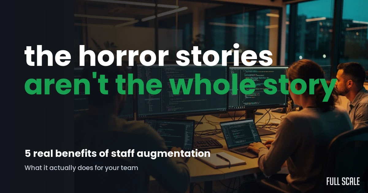 benefits-staff-augmentation hero, Full Scale