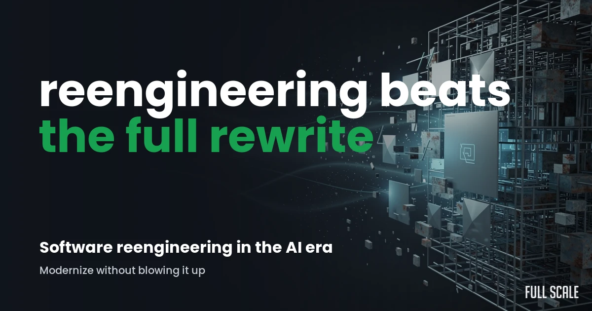 software-reengineering hero, Full Scale