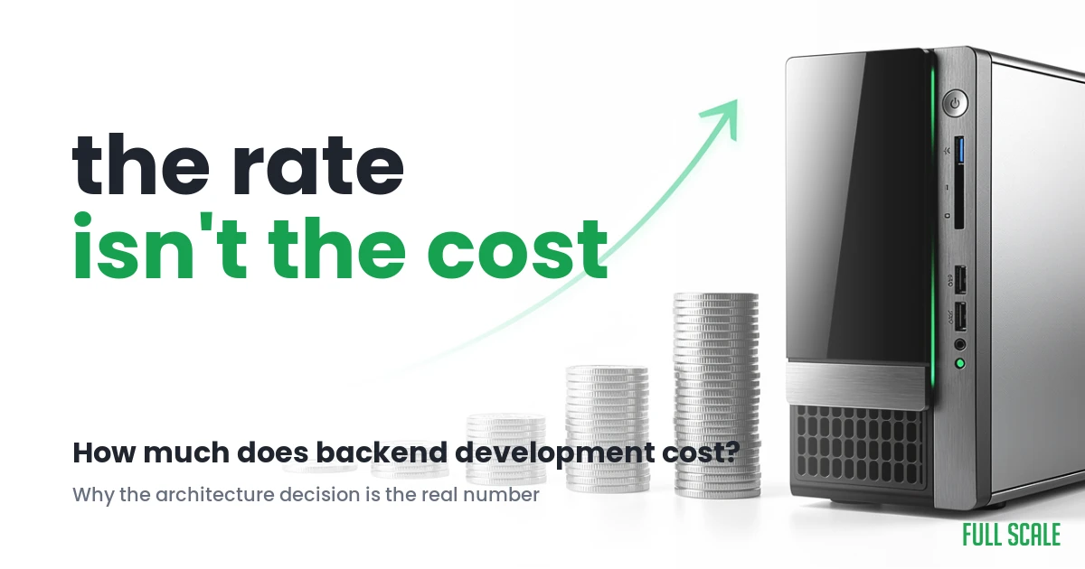 backend-development-cost hero — Full Scale