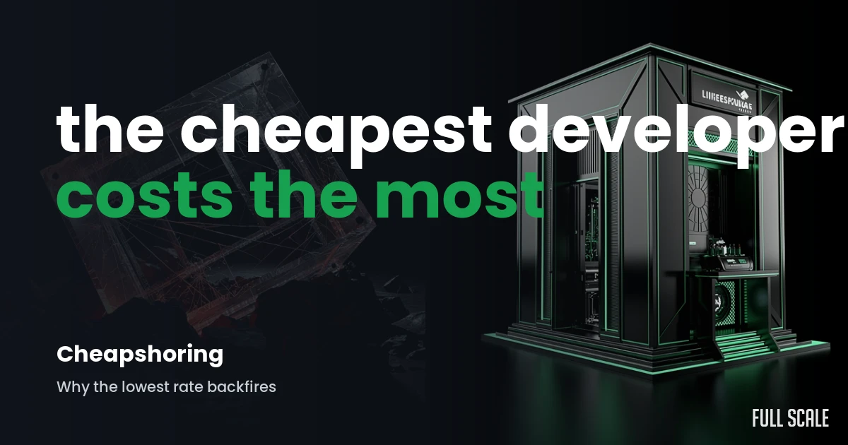 cheapshoring hero, Full Scale