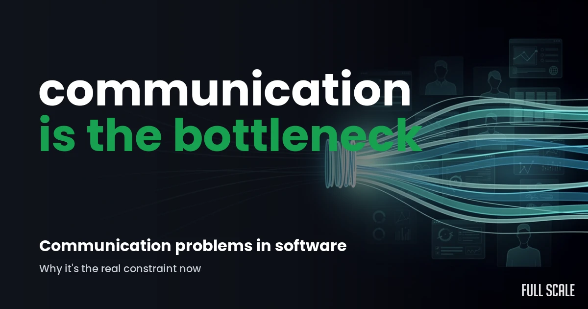 communication-problems-in-software-development hero, Full Scale