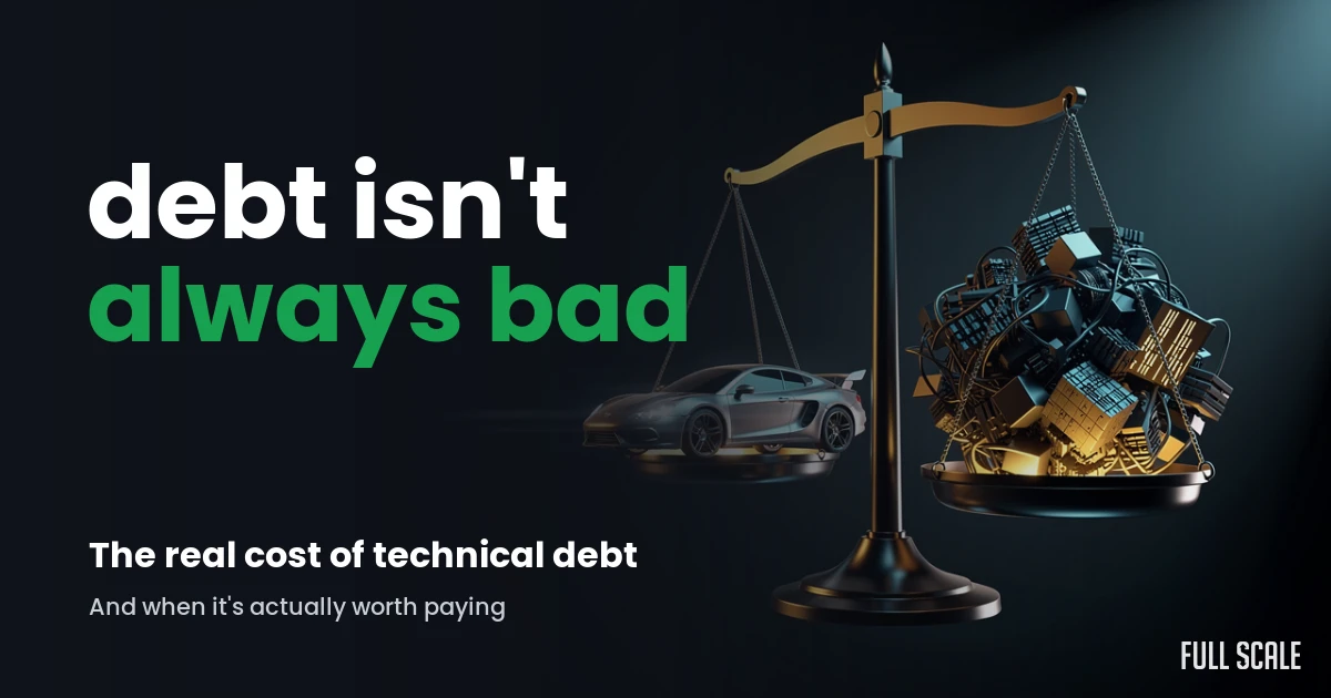 cost-of-technical-debt hero, Full Scale