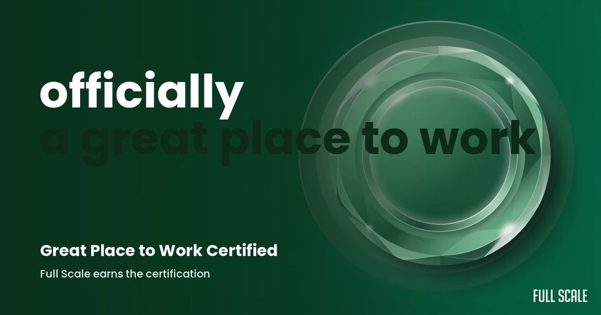 great-place-to-work-certification-2024 hero, Full Scale
