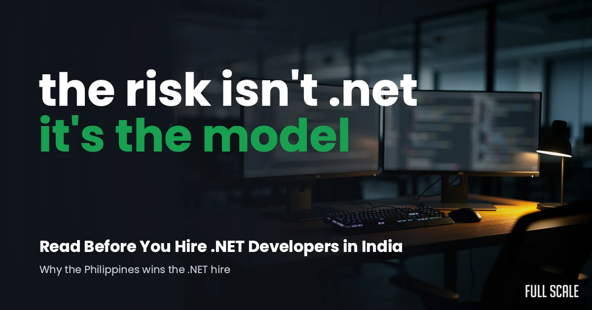 Read before you hire .NET developers in India hero