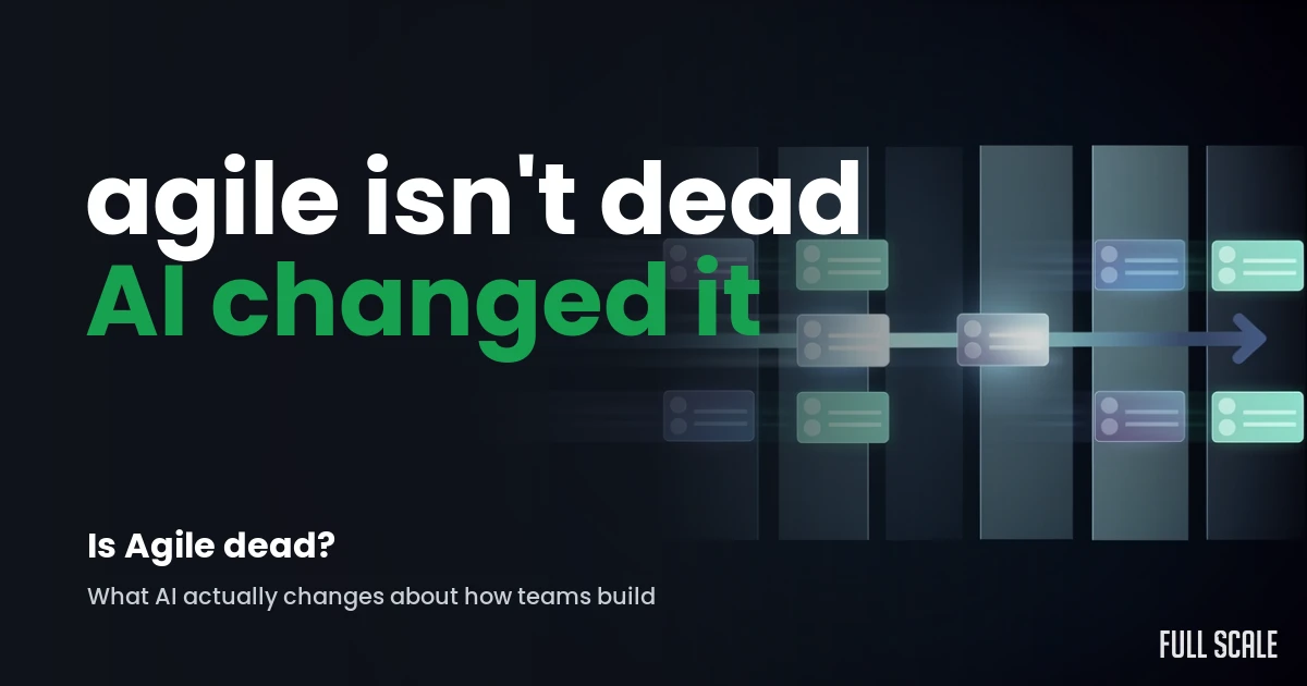is-agile-dead hero, Full Scale