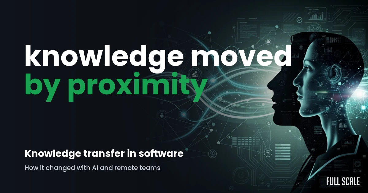 knowledge-transfer-software-development hero, Full Scale