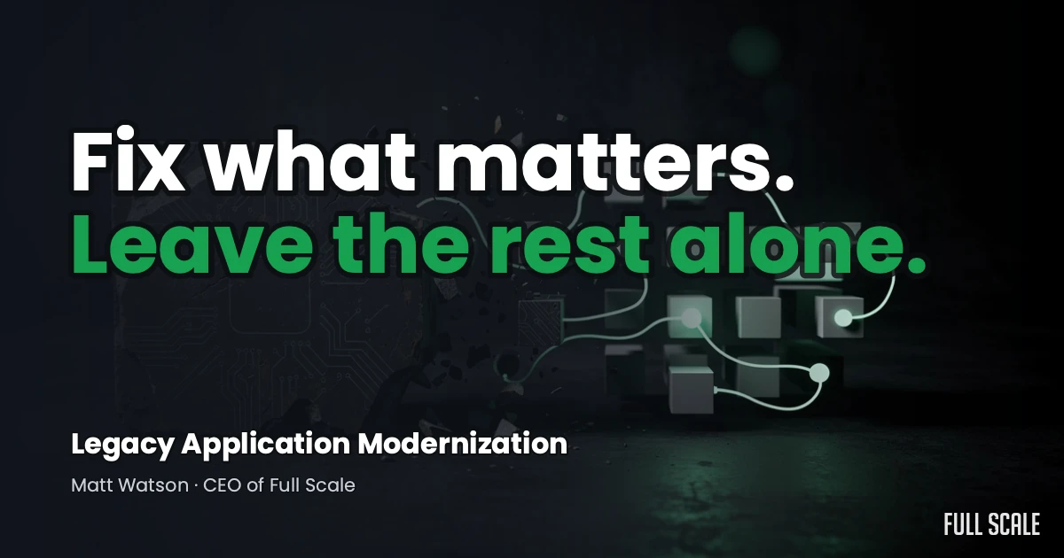 legacy application modernization hero