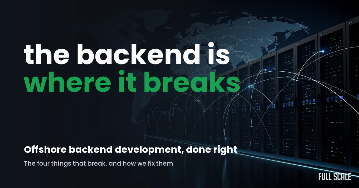 offshore-backend-development hero — Full Scale