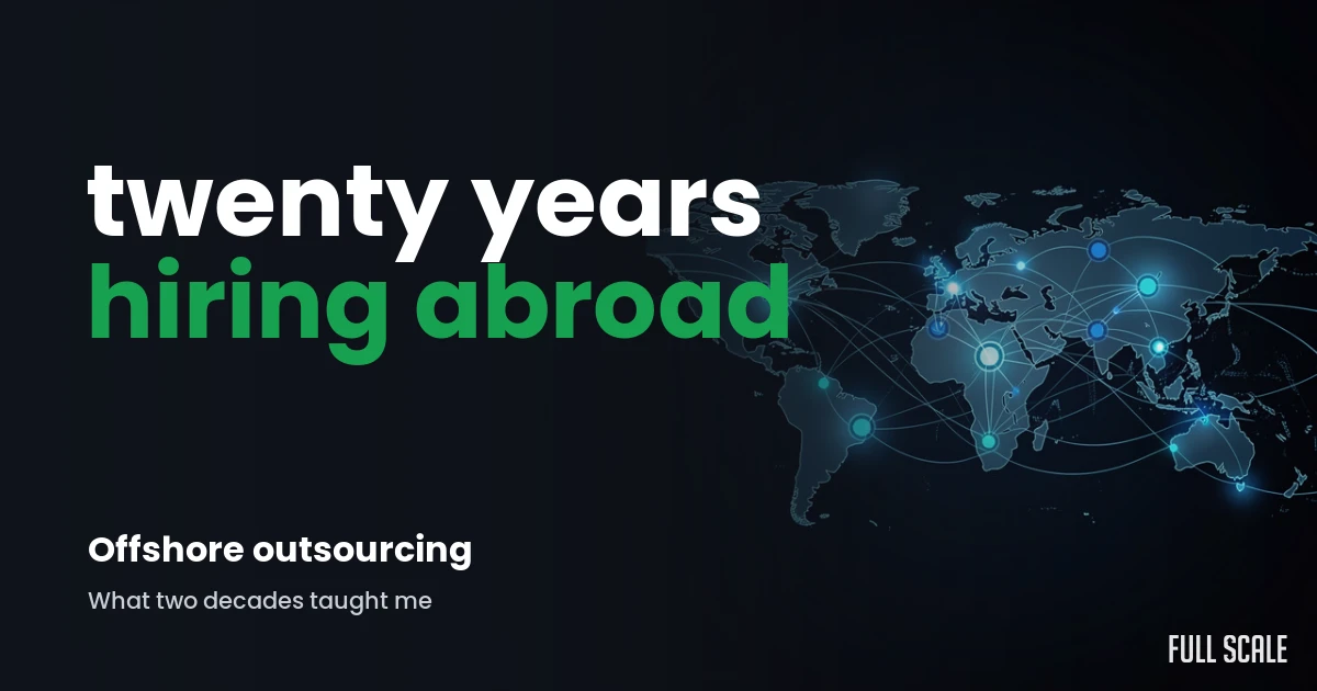 offshore-outsourcing hero, Full Scale