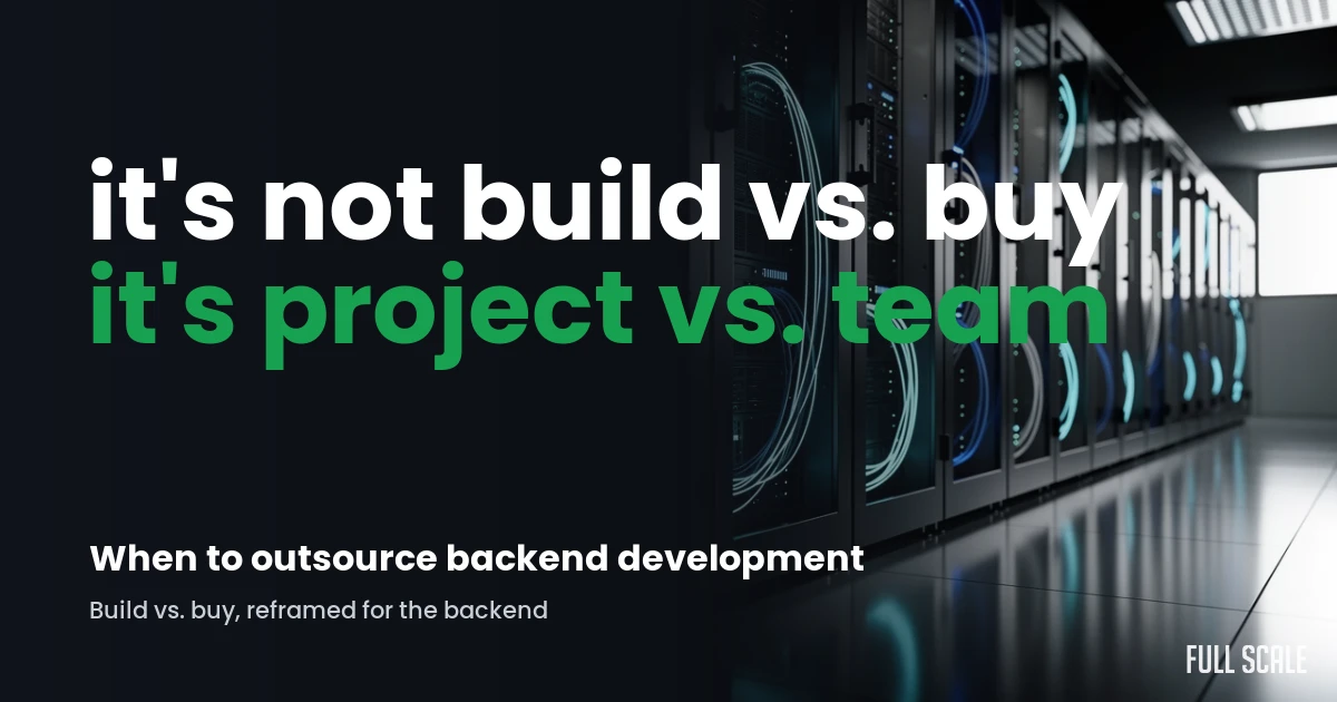 outsource-backend-development hero — Full Scale