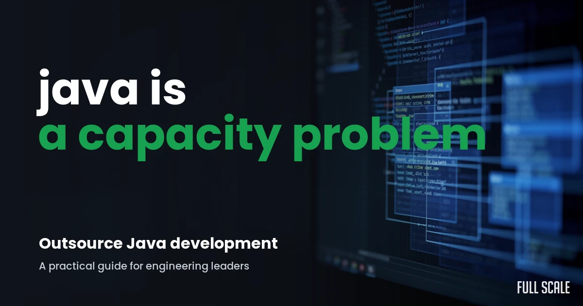 outsource-java hero, Full Scale