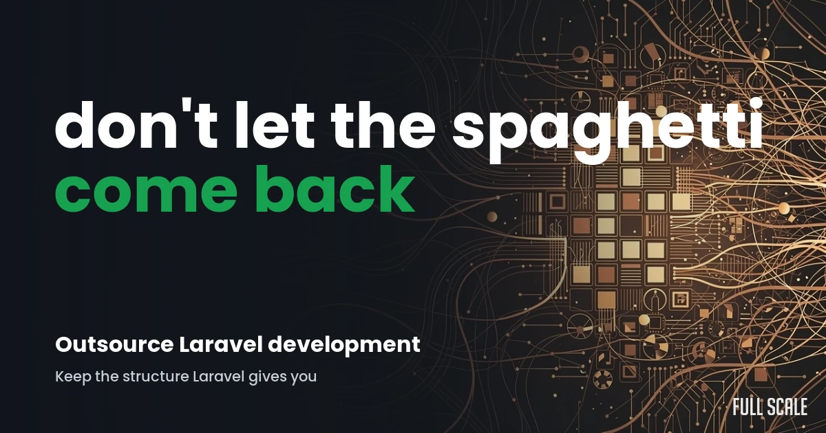 outsource-laravel hero, Full Scale