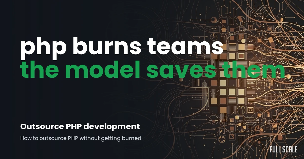 outsource-php hero, Full Scale
