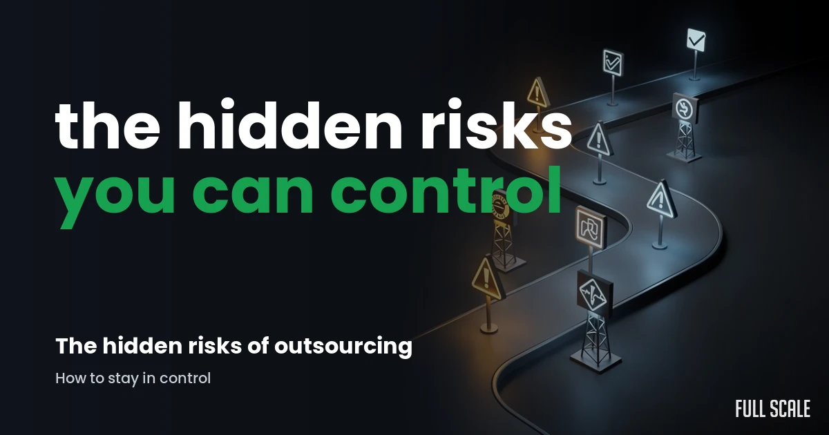 risks-outsourcing hero, Full Scale