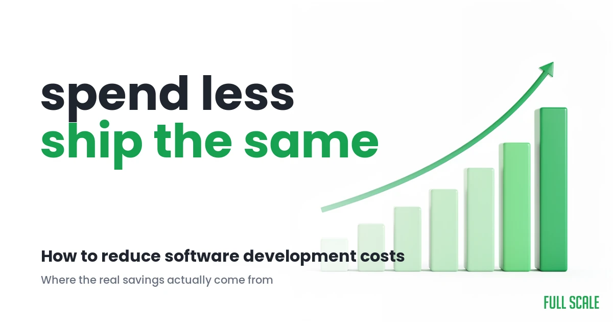 software-development-cost-optimization hero, Full Scale