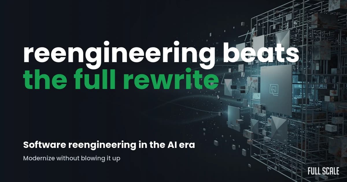software-reengineering hero, Full Scale
