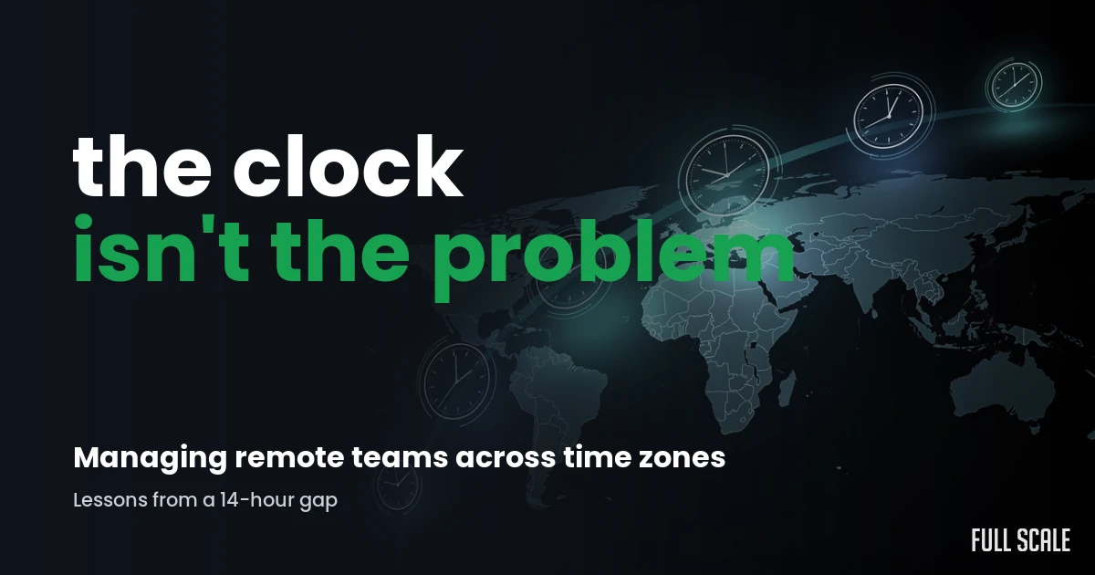time-zone-differences-remote-software-team hero, Full Scale