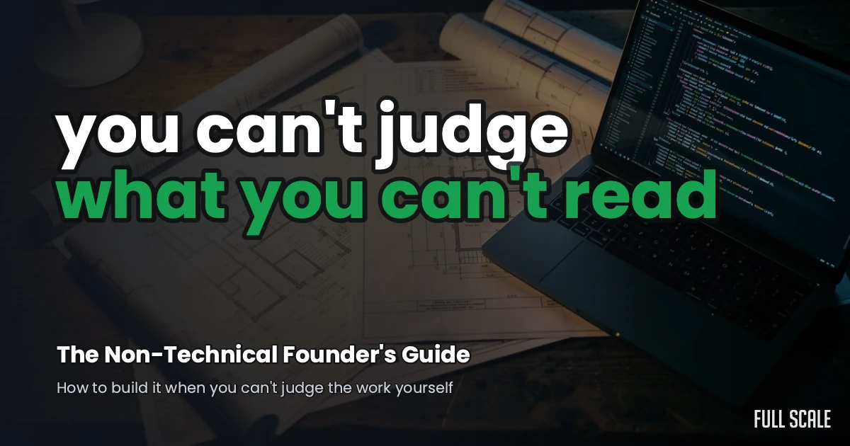 A non-technical founder's guide to building software