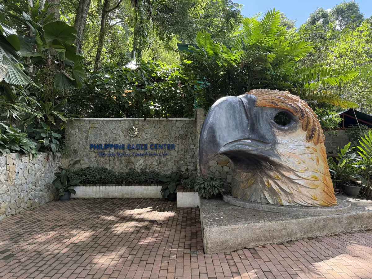 The entrance of the Philippine Eagle Center in Davao