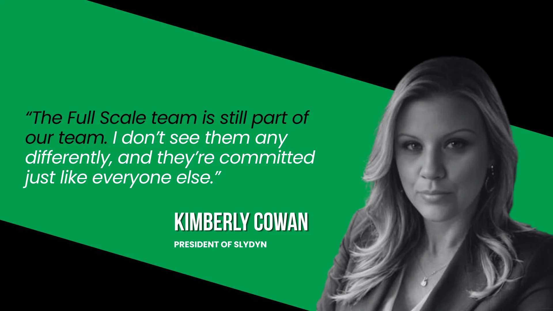 Kim Cowan, President of Slydyn
